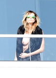 Heidi Klum topless in Miami (01/07/2017)