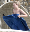 Perrie Edwards topless in Mykonos (6/2018)